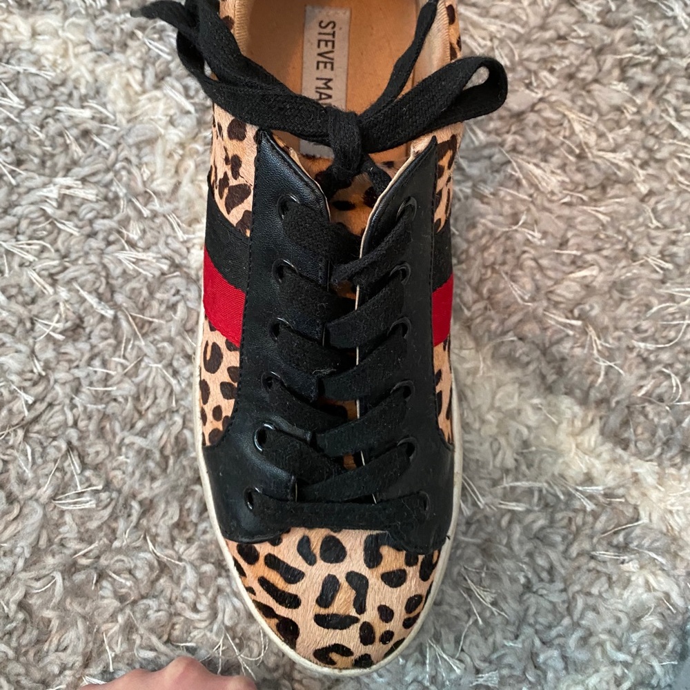 Steve Madden cheetah sneakers